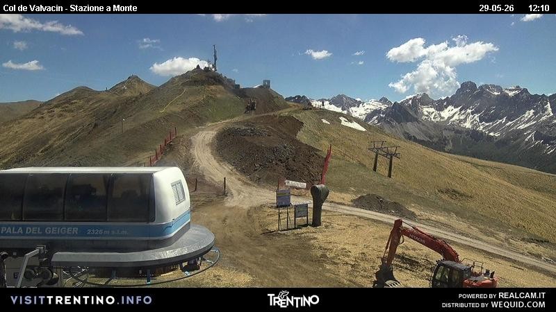 Archiv Foto Webcam Sesselbahn Col de Valvacin