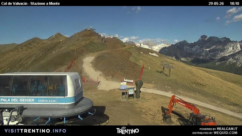 Archiv Foto Webcam Sesselbahn Col de Valvacin