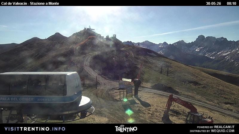 Archiv Foto Webcam Sesselbahn Col de Valvacin