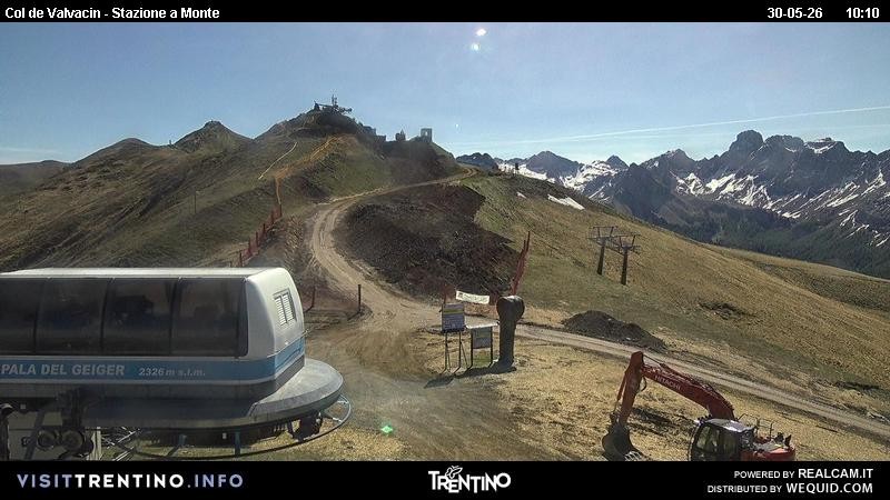 Archiv Foto Webcam Sesselbahn Col de Valvacin