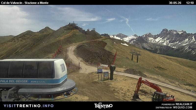Archiv Foto Webcam Sesselbahn Col de Valvacin