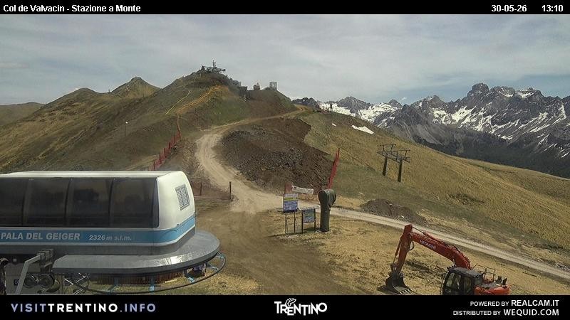 Archiv Foto Webcam Sesselbahn Col de Valvacin
