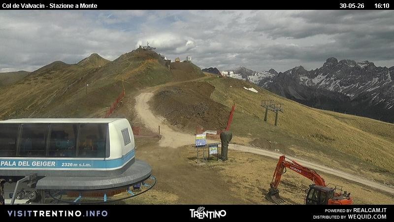 Archiv Foto Webcam Sesselbahn Col de Valvacin
