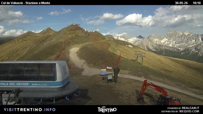 Archiv Foto Webcam Sesselbahn Col de Valvacin