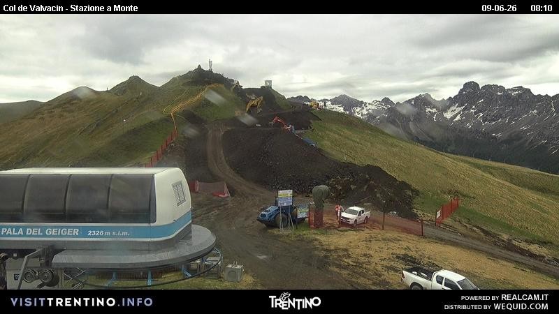 Archiv Foto Webcam Sesselbahn Col de Valvacin