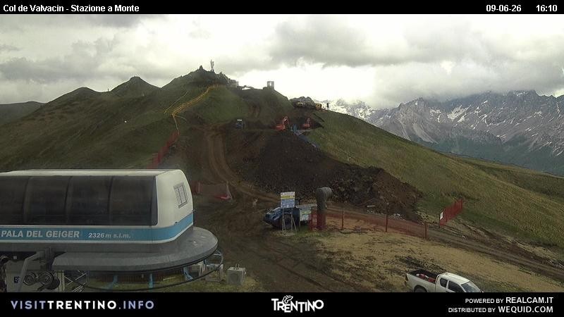 Archiv Foto Webcam Sesselbahn Col de Valvacin