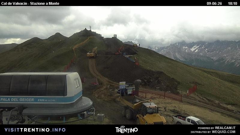 Archiv Foto Webcam Sesselbahn Col de Valvacin