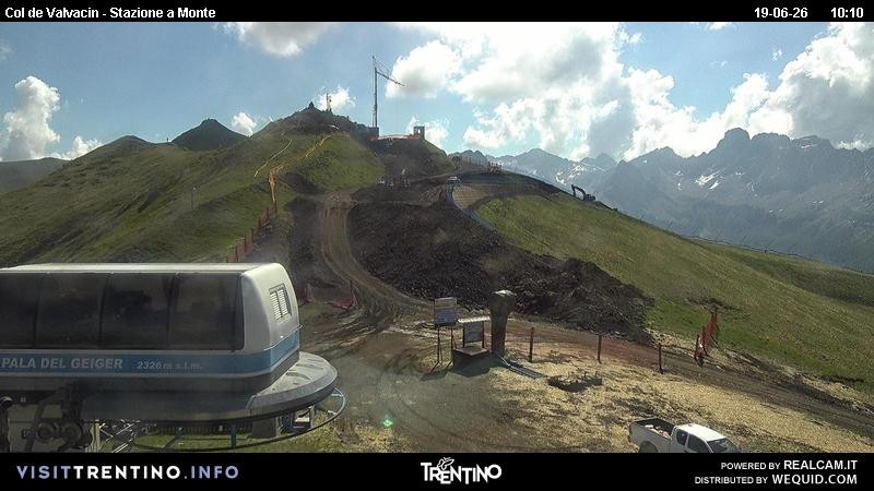 Archiv Foto Webcam Sesselbahn Col de Valvacin