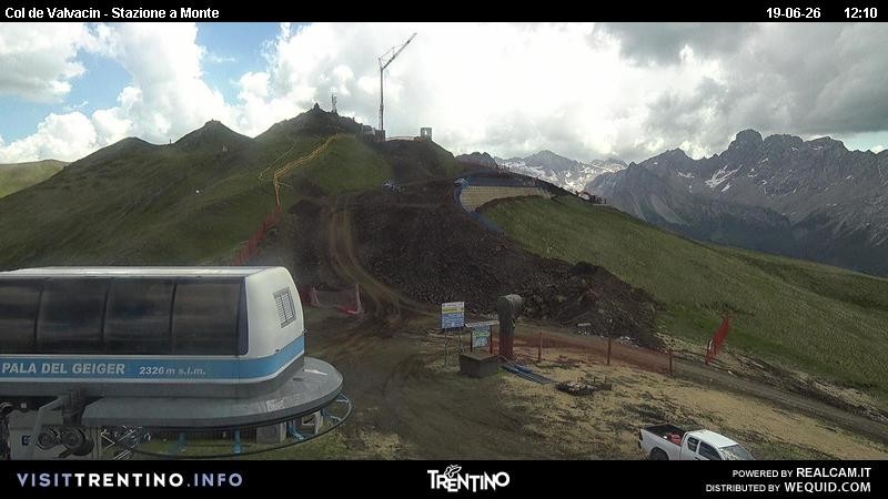 Archiv Foto Webcam Sesselbahn Col de Valvacin
