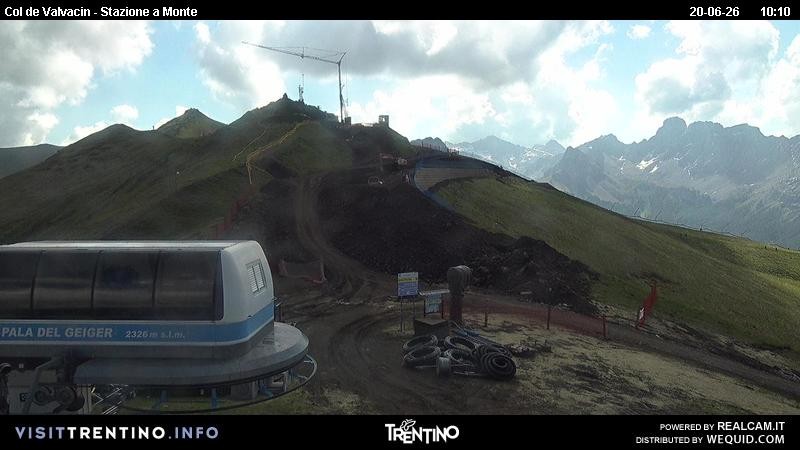 Archived image Webcam Col de Valvacin Chair Lift
