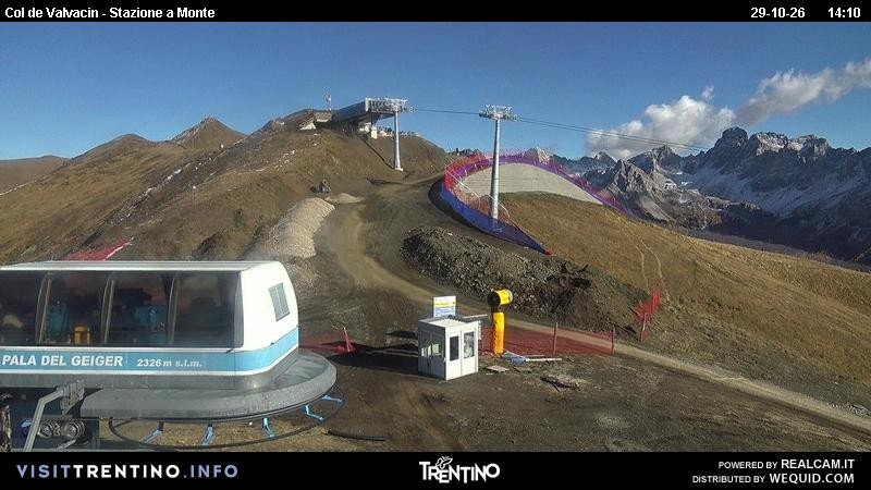 Archiv Foto Webcam Sesselbahn Col de Valvacin