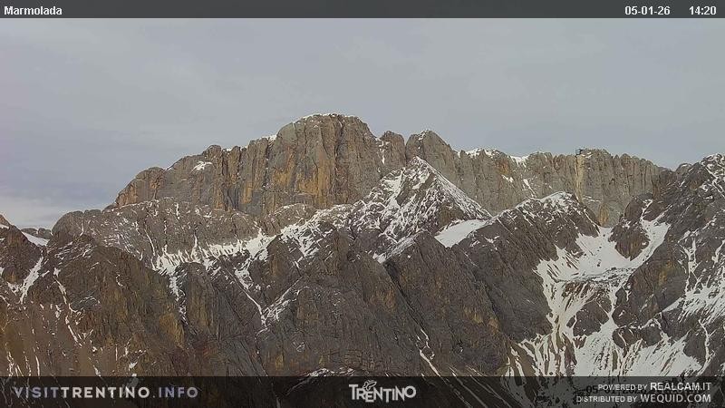 Archiv Foto Webcam Fassatal (Marmolada)