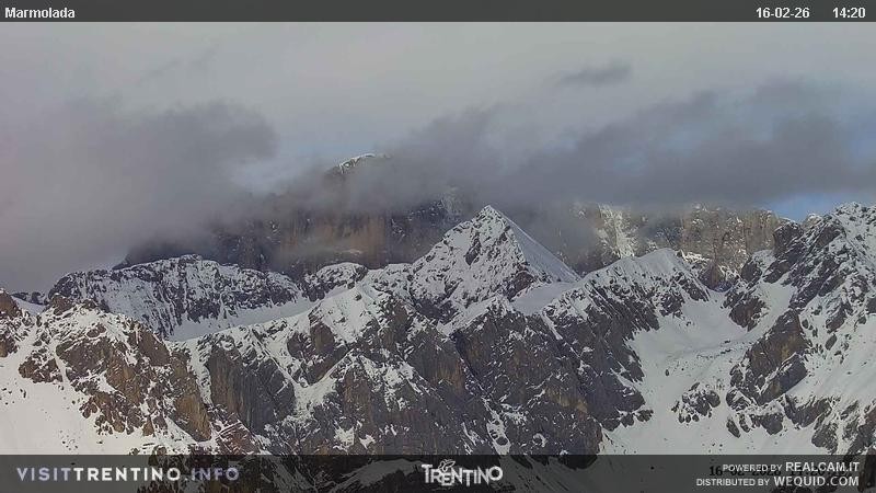 Archiv Foto Webcam Fassatal (Marmolada)