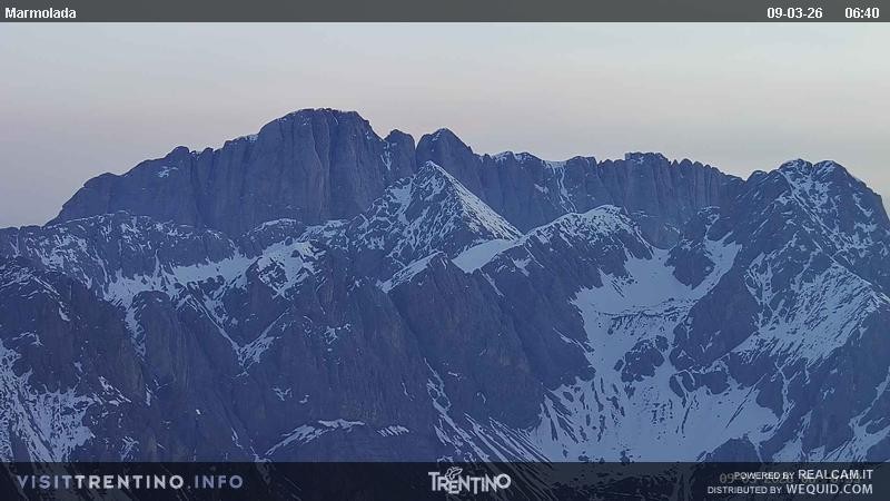 Archiv Foto Webcam Fassatal (Marmolada)