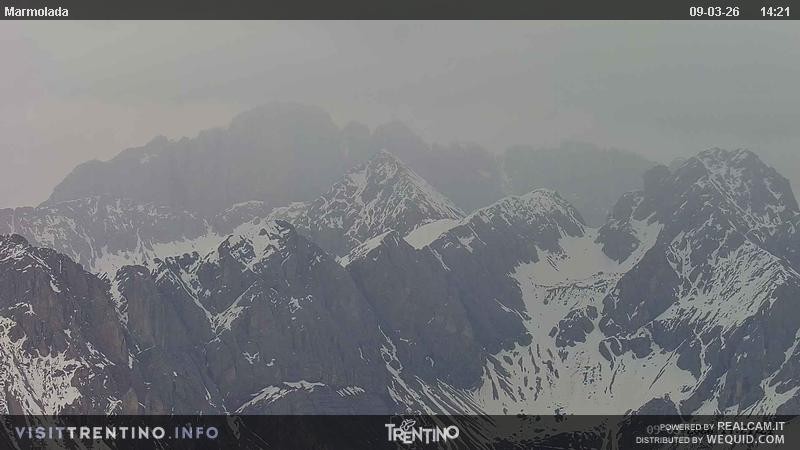 Archiv Foto Webcam Fassatal (Marmolada)