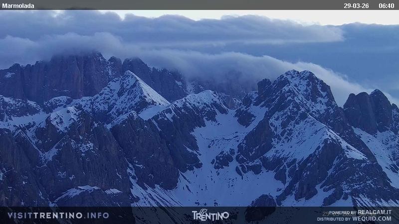 Archiv Foto Webcam Fassatal (Marmolada)