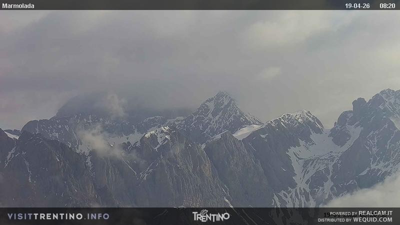 Archiv Foto Webcam Fassatal (Marmolada)