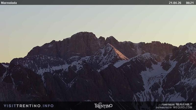 Archiv Foto Webcam Fassatal (Marmolada)