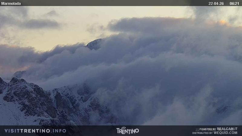 Archiv Foto Webcam Fassatal (Marmolada)
