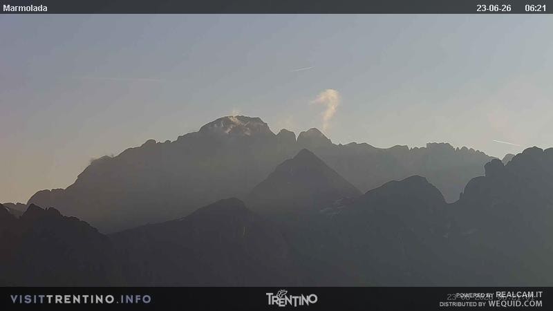 Archiv Foto Webcam Fassatal (Marmolada)