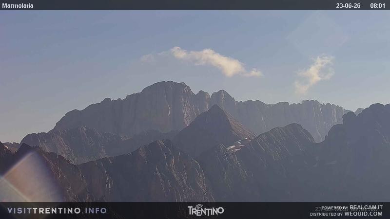 Archiv Foto Webcam Fassatal (Marmolada)