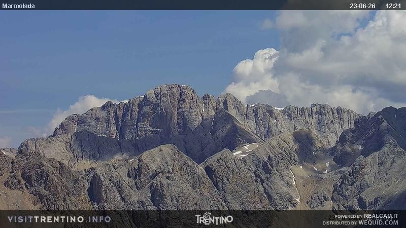 Archiv Foto Webcam Fassatal (Marmolada)