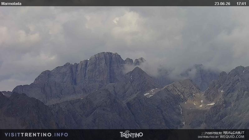 Archiv Foto Webcam Fassatal (Marmolada)