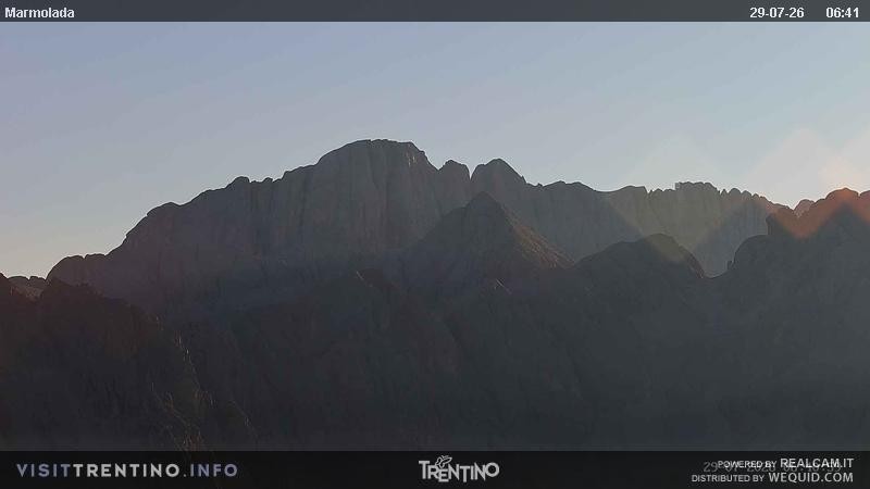 Archiv Foto Webcam Fassatal (Marmolada)