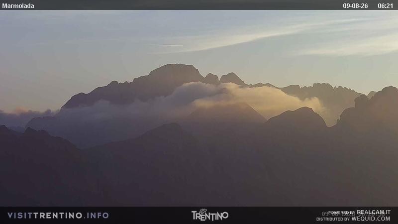 Archiv Foto Webcam Fassatal (Marmolada)