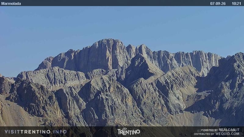 Archiv Foto Webcam Fassatal (Marmolada)