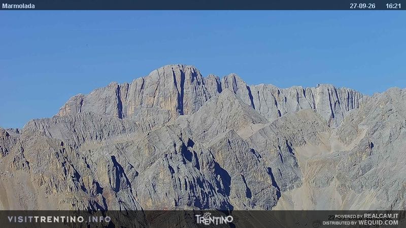 Archiv Foto Webcam Fassatal (Marmolada)