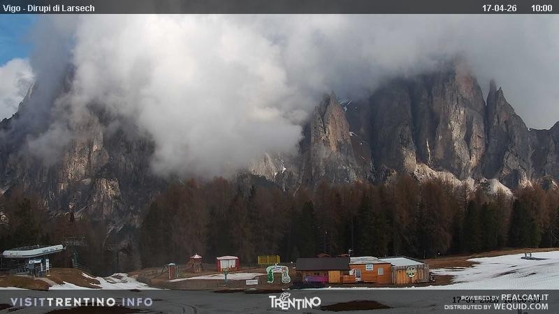 Archiv Foto Webcam Val di Fassa - Dirupi di Larséc
