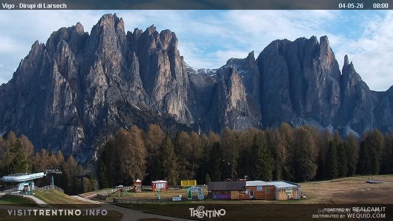 Archiv Foto Webcam Val di Fassa - Dirupi di Larséc