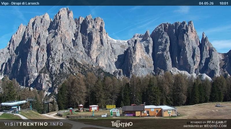 Archiv Foto Webcam Val di Fassa - Dirupi di Larséc