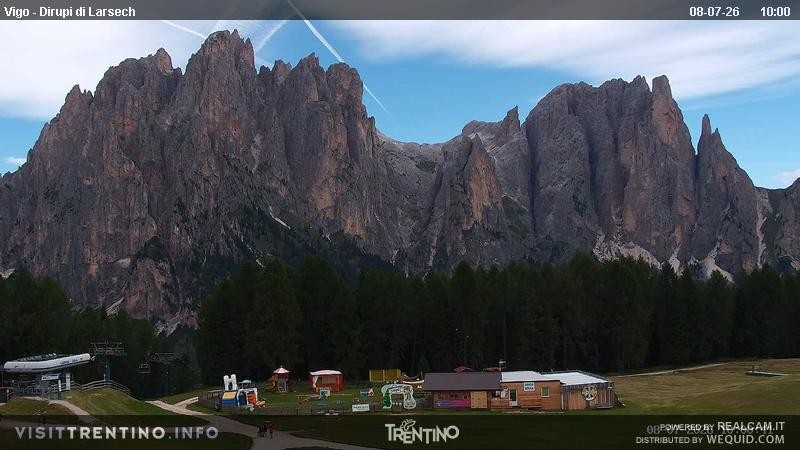 Archiv Foto Webcam Val di Fassa - Dirupi di Larséc