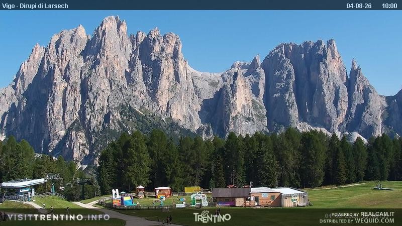 Archiv Foto Webcam Val di Fassa - Dirupi di Larséc