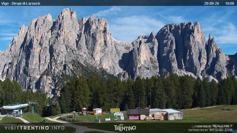 Archiv Foto Webcam Val di Fassa - Dirupi di Larséc