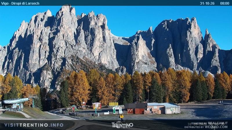 Archiv Foto Webcam Val di Fassa - Dirupi di Larséc