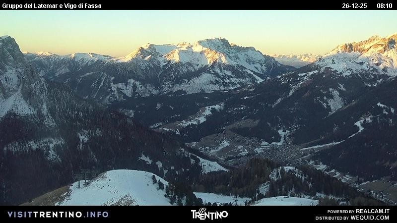 Archiv Foto Webcam Latemar-Gruppe