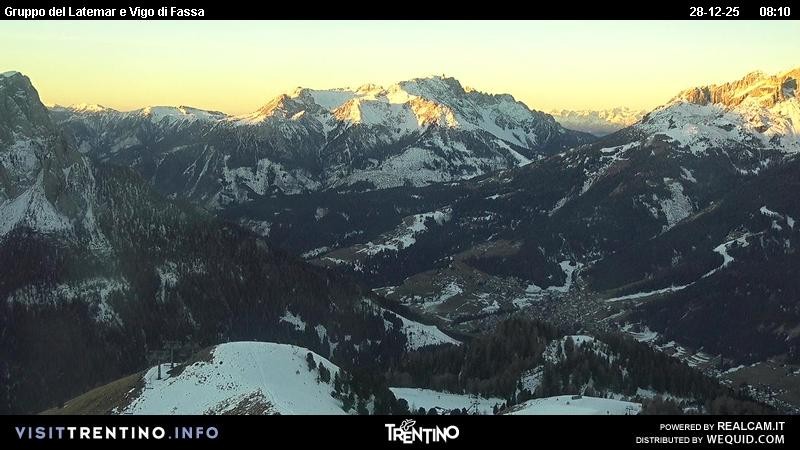 Archiv Foto Webcam Latemar-Gruppe