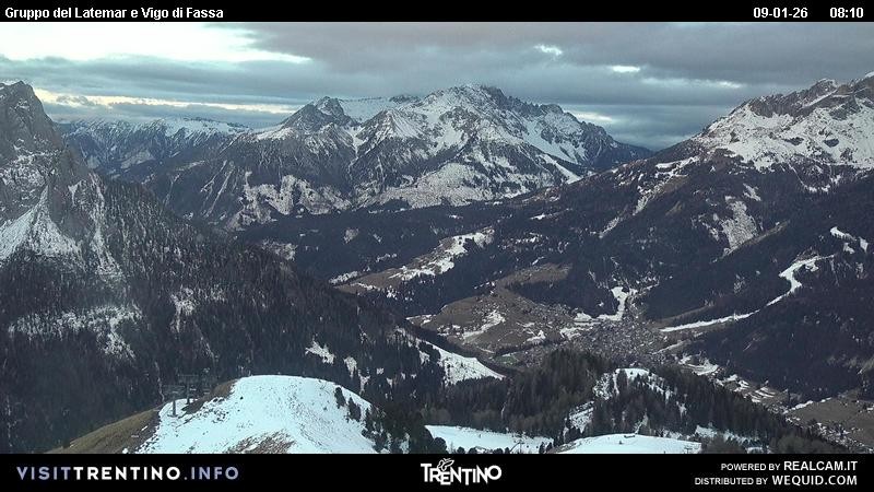 Archived image Webcam Gruppo del Latemar