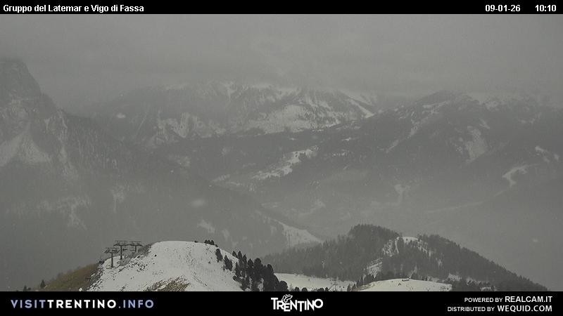 Archived image Webcam Gruppo del Latemar