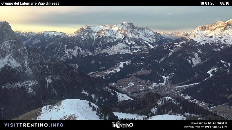 Archived image Webcam Gruppo del Latemar