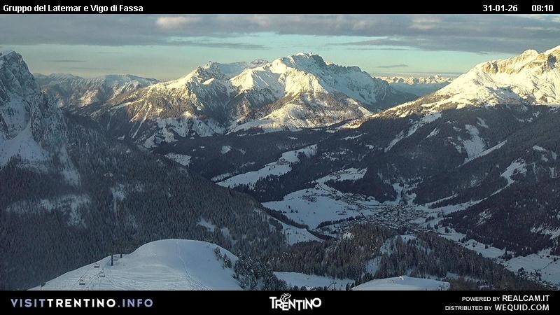 Archiv Foto Webcam Latemar-Gruppe