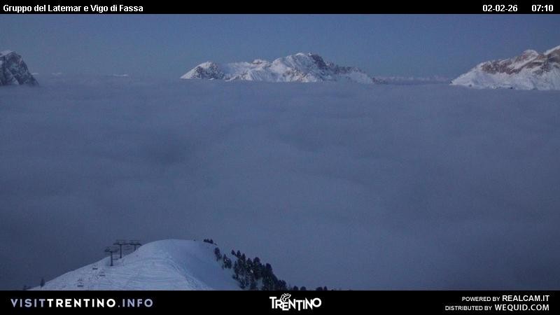 Archiv Foto Webcam Latemar-Gruppe