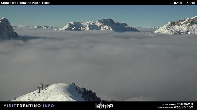 Archiv Foto Webcam Latemar-Gruppe