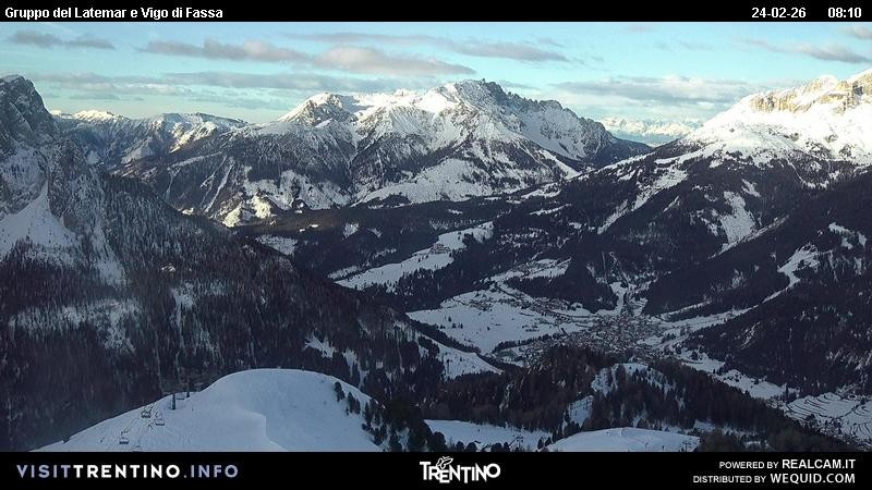 Archiv Foto Webcam Latemar-Gruppe