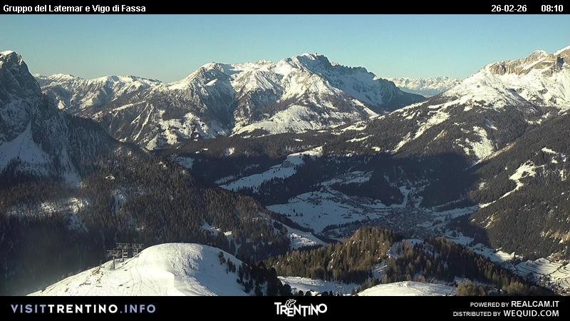 Archiv Foto Webcam Latemar-Gruppe