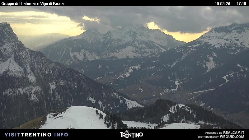 Archiv Foto Webcam Latemar-Gruppe