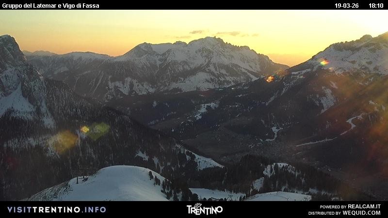 Archiv Foto Webcam Latemar-Gruppe